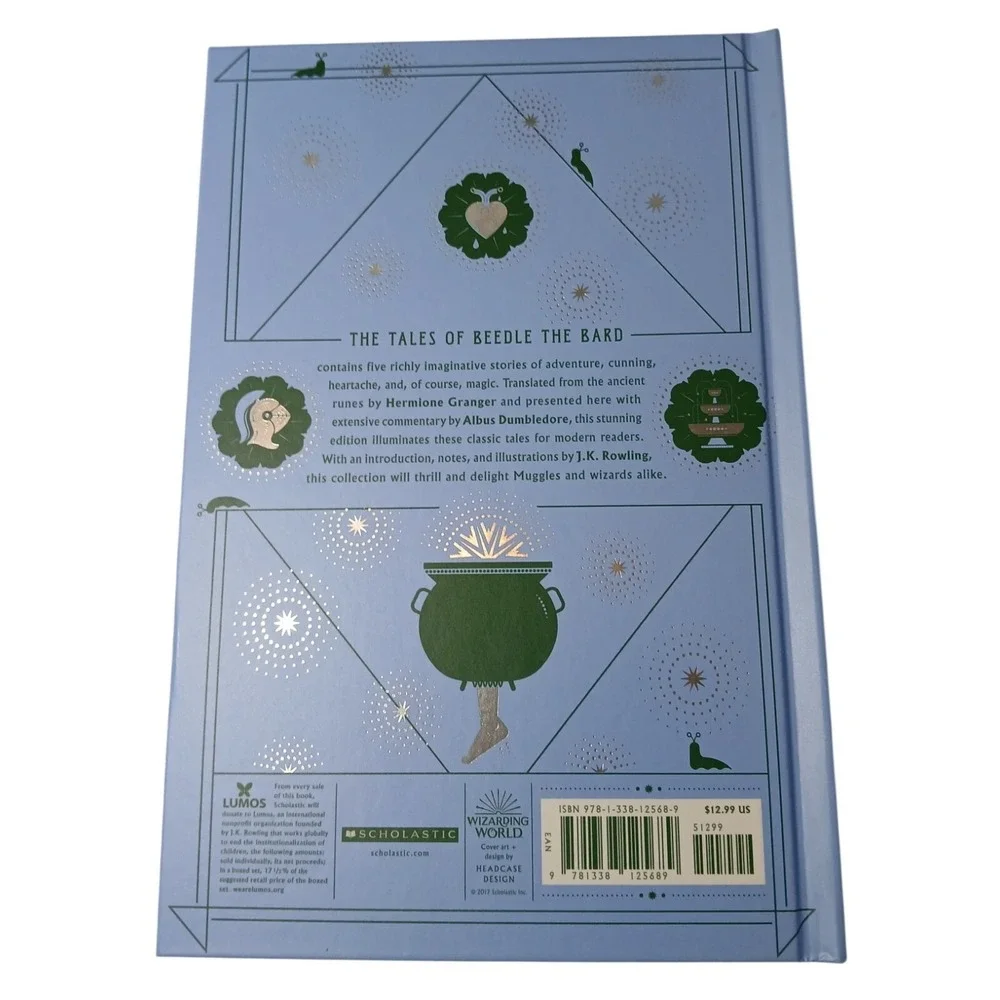 JK Rowling Hogwarts Library Hardcover Box Set with a Harry Potter Tie‎ 2017 #B49